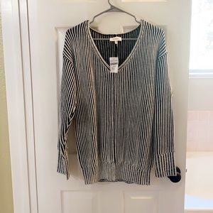 Black and white striped sweater from Böhme